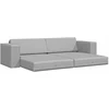 Sofa lova Debesų pilka 245 x 78 x 77 cm audinys