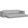 Sofa lova Debesų pilka 245 x 78 x 77 cm audinys