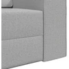 Sofa lova Debesų pilka 245 x 78 x 77 cm audinys