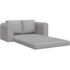 Sofa lova Debesų pilka 148 x 71 x 83 cm audinys
