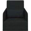 Sofa lova Juoda 65 x 80 x 83 cm audinys