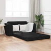 Sofa lova Juoda 148 x 71 x 83 cm audinys