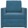 Sofa lova Mėlyna 74 x 77 x 81 cm Aksomas