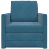 Sofa lova Mėlyna 74 x 77 x 81 cm Aksomas