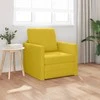 Sofa lova Tamsiai geltona 74 x 77 x 81 cm Aksomas