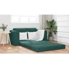 Sofa lova Tamsiai žalia 148 x 71 x 83 cm Aksomas