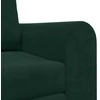 Sofa lova Tamsiai žalia 148 x 71 x 83 cm Aksomas