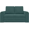 Sofa lova Tamsiai žalia 148 x 71 x 83 cm Aksomas