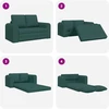 Sofa lova Tamsiai žalia 148 x 71 x 83 cm audinys
