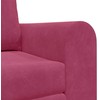 Sofa lova Vyno raudona 148 x 71 x 83 cm Aksomas