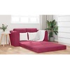 Sofa lova Vyno raudona 148 x 71 x 83 cm Aksomas