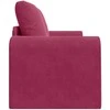 Sofa lova Vyno raudona 148 x 71 x 83 cm Aksomas