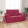 Sofa lova Vyno raudona 148 x 71 x 83 cm Aksomas