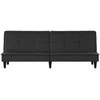 Sofa-lova, juodos spalvos, audinys