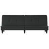 Sofa-lova, juodos spalvos, audinys