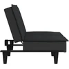 Sofa-lova, juodos spalvos, audinys