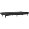 Sofa-lova, juodos spalvos, audinys