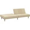 Sofa-lova, kreminės spalvos, audinys
