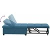 Sofa lova Mėlyna 194 x 67 x 82 cm Aksomas