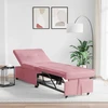 Sofa lova Rožinė 194 x 67 x 82 cm Aksomas
