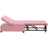 Sofa lova Rožinė 194 x 67 x 82 cm Aksomas