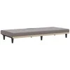 Sofa-lova su puodelių laikikliais, taupe spalvos, audinys 351868