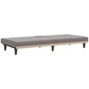 Sofa-lova su puodelių laikikliais, taupe spalvos, audinys 351868