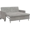 Sofa lova Šviesiai pilka 154 x 94,5 x 80,5 cm Audinys