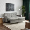 Sofa lova Šviesiai pilka 154 x 94,5 x 80,5 cm Audinys