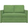 Sofa lova Šviesiai žalia 204 x 122 x 60 cm Aksomas