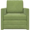 Sofa lova 60cm Šviesiai žalia Aksomas