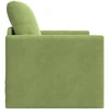 Sofa lova 60cm Šviesiai žalia Aksomas