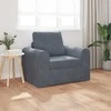 Sofa lova Tamsiai pilka 98 x 71 x 83 cm Aksomas
