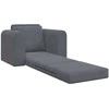 Sofa lova Tamsiai pilka 98 x 71 x 83 cm Aksomas