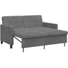 Sofa lova Tamsiai pilka Audinys