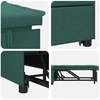Ištraukiama sofa-lova Tamsiai žalia 194 x 50 x 82 cm audinys