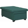 Ištraukiama sofa-lova Tamsiai žalia 194 x 50 x 82 cm audinys