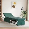 Sofa lova Tamsiai žalia 194 x 67 x 82 cm Aksomas
