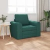Sofa lova Tamsiai žalia 98 x 71 x 83 cm audinys