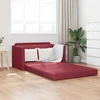Sofa lova 110cm Vyno raudona Dirbtinė Oda