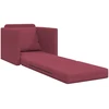 Sofa lova 60cm Vyno raudona audinys