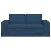 Sofa Mėlyna 182 x 80 x 82 cm Metalas