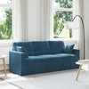 Sofa Mėlyna 198 x 78 x 80 cm Aksomas