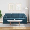 Sofa Mėlyna 198 x 78 x 80 cm Aksomas
