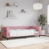 Sofa, rožinės spalvos, 100x200cm, aksomas