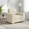 Sofa Kėdė Smėlio 100 cm Lino mišinio audinys