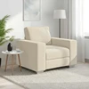 Sofa Kėdė Smėlio 100 cm Lino mišinio audinys