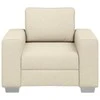 Sofa Kėdė Smėlio 100 cm Lino mišinio audinys