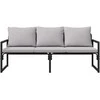 Sodo baldai Šviesiai pilka 180 x 72,5 x 71 cm Poliesteris