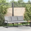 Sodo baldai Šviesiai pilka 180 x 72,5 x 71 cm Poliesteris